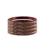 Red Stone Lac Pure Lakh Rajasthani Bangle