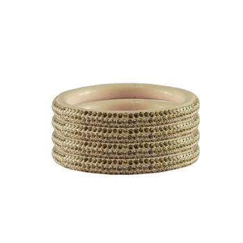 White Stone Lac Pure Lakh Rajasthani Bangle 1