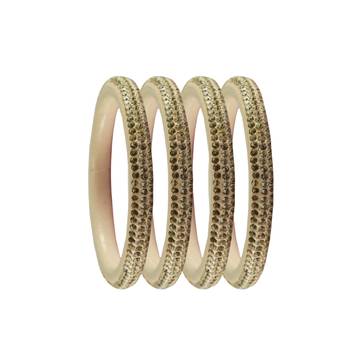 White Stone Lac Pure Lakh Rajasthani Bangle 2