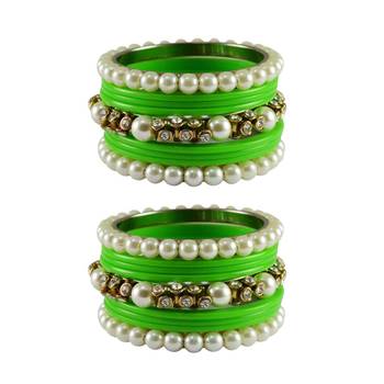 Totai Moti Acrylic-Brass Bangle 1