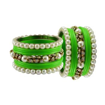 Totai Moti Acrylic-Brass Bangle 2