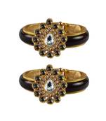 Maroon Stone Acrylic-Brass Bangle