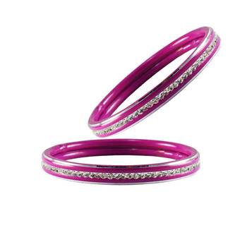 Rani Stone Metal Bangle 2