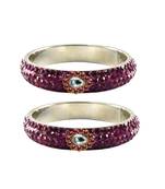 Rani Stone Stud Brass Bangle