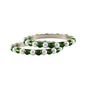 Multi Moti Stud Brass Bangle 1
