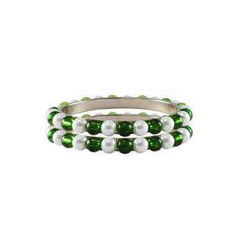 Multi Moti Stud Brass Bangle 2
