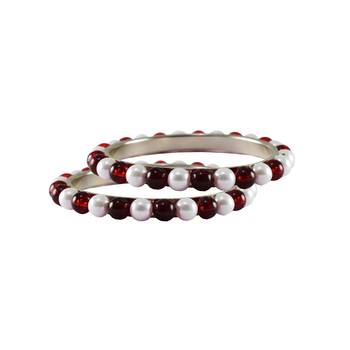 Multi Moti Stud Brass Bangle 1