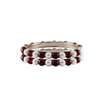 Multi Moti Stud Brass Bangle 2