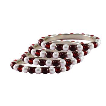 Multi Moti Stud Brass Bangle 1