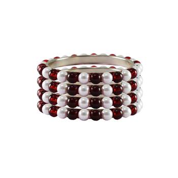 Multi Moti Stud Brass Bangle 2