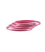 Pink Plain Metal Bangle