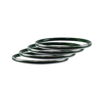 Green Plain Metal Bangle 1