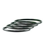 Green Plain Metal Bangle