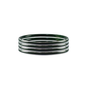 Green Plain Metal Bangle 2