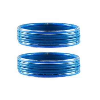 Firozi Plain Acrylic-Metal  Bangle 1