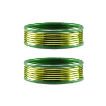 Green Plain Metal Bangle 1