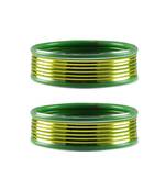 Green Plain Metal Bangle