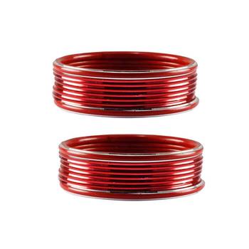Red Plain Metal Bangle 1