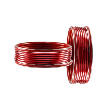 Red Plain Metal Bangle 2