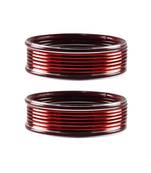 Maroon Plain Metal Bangle