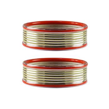 White Plain Metal Bangle 1