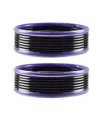 Black Plain Metal Bangle