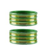 Green Plain Metal Bangle