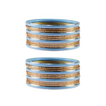 Golden Plain Metal Bangle 1