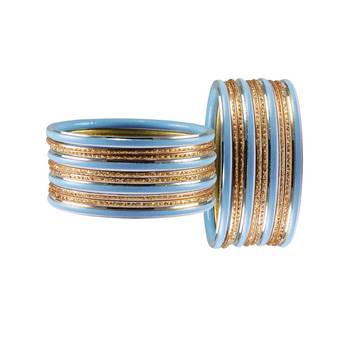 Golden Plain Metal Bangle 2