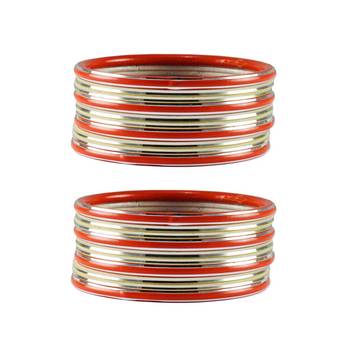 Golden Plain Metal Bangle 1