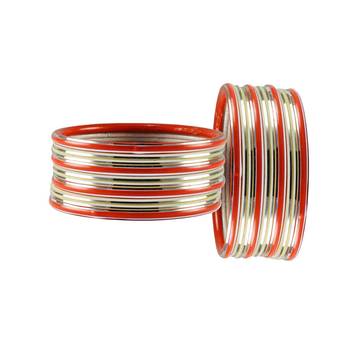 Golden Plain Metal Bangle 2
