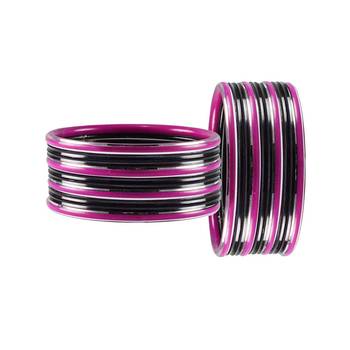 Multi Plain Metal Bangle 2