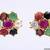 7 Stone Studded Flower Shaped Tops/Studs/Earrings (Navratna)