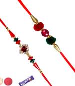 Set of 02 fancy stone rakhis