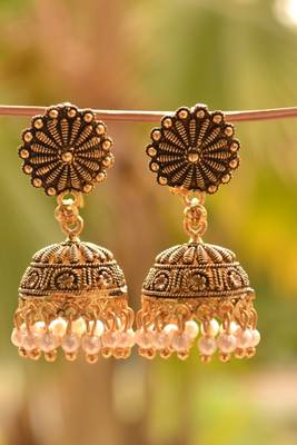 Temple Designer Pair of Earrings 1