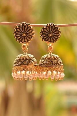 Temple Designer Pair of Earrings 2