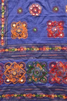 Blue cotton stole and dupattas 2
