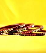Large Size Multicolour Bangles Colour Maroon