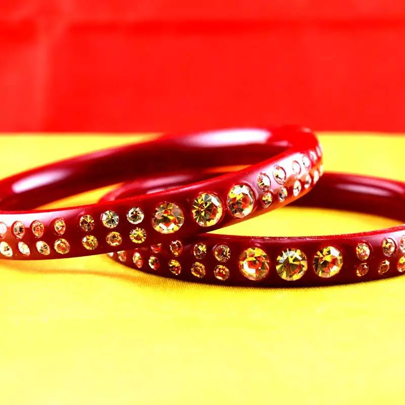 Large Size Bangles Colour Red 