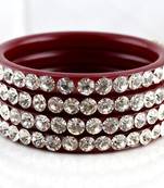 Large Size  Bangles Colour Maroon