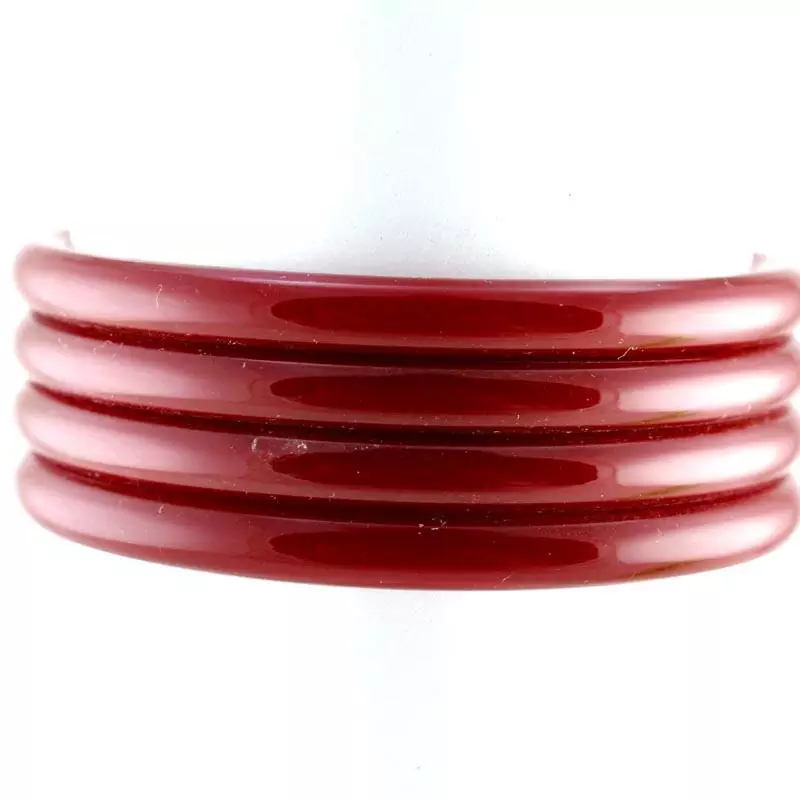 Large Size  Bangles 21 Cut Colour Red 