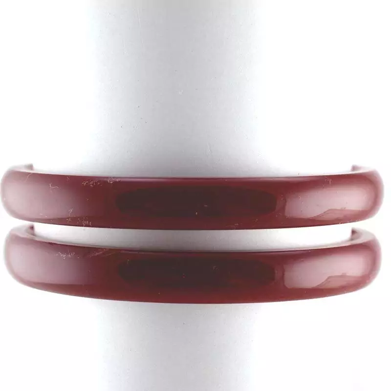 Large Size  Bangles 21 Cut Red Kara