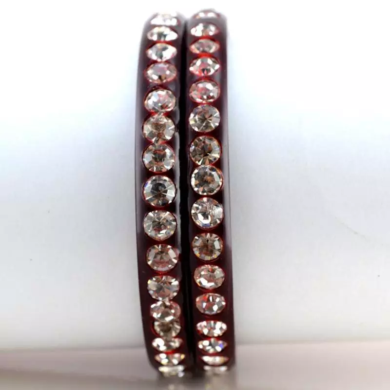 Large Size Bangles Colour Maroon 