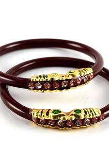 Large size bangles  colour maroon size-2.12,2.14