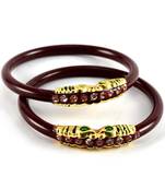 Large size bangles  colour maroon size-2.12,2.14