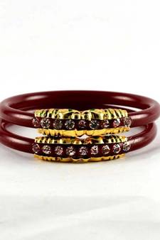 Large size bangles colour red size-2.12,2.14
