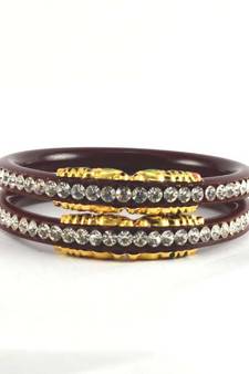 Large size bangles colour maroon size-2.12,2.14