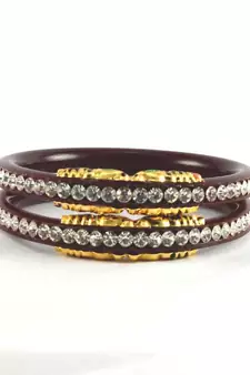 Large size bangles colour maroon size-2.12,2.14