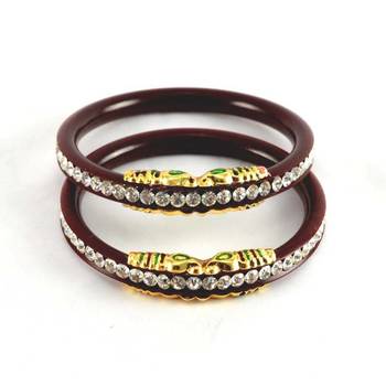 Large size bangles colour maroon size-2.12,2.14 2