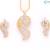 Eye catchy diamond pendant set